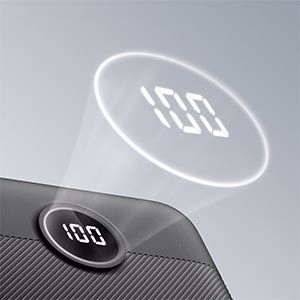 Išorinė baterija POWER BANK VEGER (L20S) 20000mAh (2xUSB; 1xType-C; QC3.0 20W) juoda