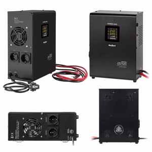 Rebel POWER-1000 wall-mounted emergency power supply, pure sine wave inverter with charging, 12 V / 230 V, 1000 VA / 700 W