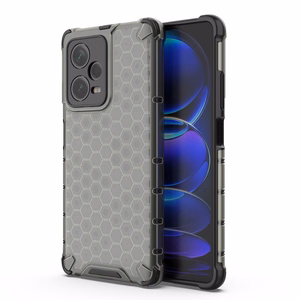 Honeycomb чехол для Xiaomi Redmi Note 12 Pro+ броневая гибридная крышка чёрный