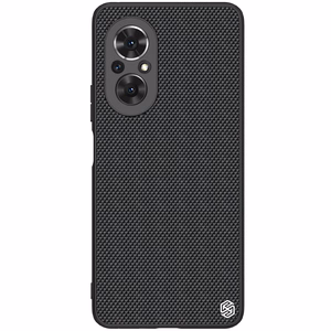 Nillkin Textured dėklas patvarus sustiprintas dėklas su gelio rėmu ir nailono nugarėle Honor 50 SE juodas