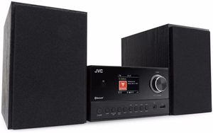 JVC UX-E225B Mini garso sistema Juoda