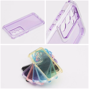 MATRIX CLEAR dėklas telefonui SAMSUNG A07 šviesiai violetinis