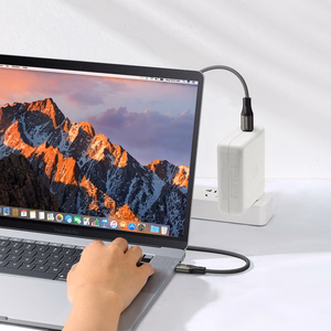 Joyroom Light-Speed Series S-A25 кабель USB-C USB-C 100W 1.2м - чёрный
