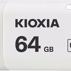 Kioxia TransMemory U301 USB atmintinė 64 GB USB Type-A 3.2 Gen 1 (3.1 Gen 1) balta