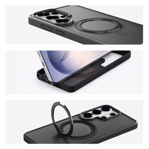 Rock Rotating Stand Soft Touch Series магнитный для Samsung Galaxy S26 Ultra чёрный