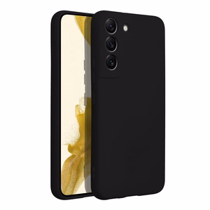 SILIKONINIS dėklas telefonui SAMSUNG S22 juodas