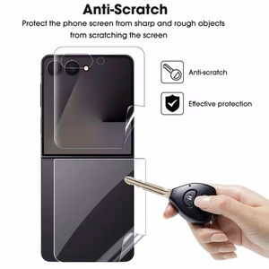 Защита экрана «Flexible Clear HD» набор 2в1 для Samsung F731 Z Flip5 (Bulk)