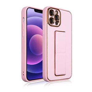 Naujas dėklas telefonui su stovu iPhone 13 Pro rožinis