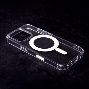 Anti Shock 1,5 mm Mag dėklas iPhone 16 Pro Max 6,9" skaidrus, didelė kameros anga