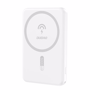 Dudao K14S USB-A / USB-C / MagSafe беспроводной powerbank 20W 5000mAh - белый