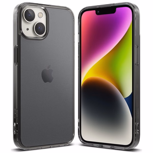 Ringke Fusion Matte dėklas iPhone 14 Plus su geliniu rėmeliu – pilkas