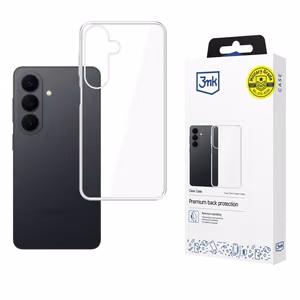 3mk „Clear Case“ dėklas, skirtas „Samsung Galaxy S26 FE“ – skaidrus