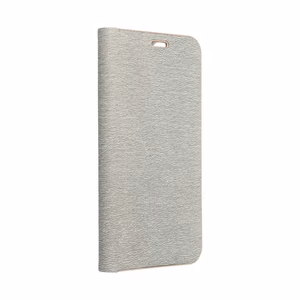 LUNA Book Gold dėklas telefonui SAMSUNG A21s sidabrinis