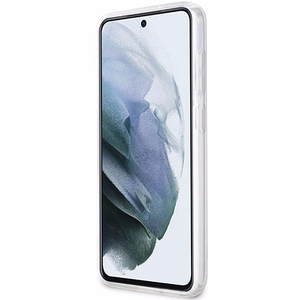Guess GUHCS23SPCUMAH S23 S911 белый/белый жёсткий чехол Marble
