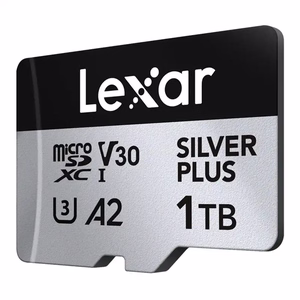 „Lexar High-Performance Silver Plus“ microSDXC atminties kortelė, 1 TB + adapteris