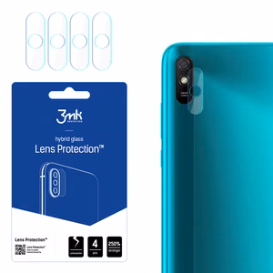 HYBRID GLASS 3MK FLEXIBLE GLASS LENS XIAOMI REDMI 9A FOR CAMERA 4 PCS.