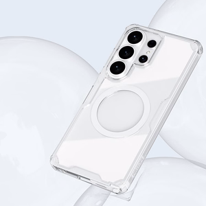 Nillkin Nature TPU Pro чехол совместимый с MagSafe для Samsung Galaxy S26 Ultra белый