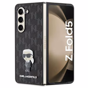 Karl Lagerfeld чехол для Samsung Z Fold 5 KLHCZFD5SAPKINPK (Saffiano Mono IK Pin) чёрный