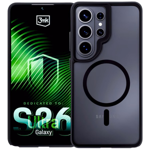 3mk Satin Armor MagCase для Samsung Galaxy S26 Ultra - прозрачный чёрный