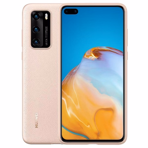 Originalus dėklas Huawei P40 - PU apsauginis dėklas (51993713) rožinis