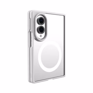 Uniq Veren AF MagClick įkrovimą palaikantis dėklas, skirtas Samsung Galaxy Z Fold 8 – spalva: balta