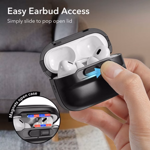 ESR Pulse Halolock чехол с MagSafe для Apple AirPods Pro 1/2 - чёрный