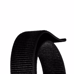 Ремешок Crong Nylon Reflex Sport для Apple Watch 38 / 40 / 41 / 42 mm, чёрный