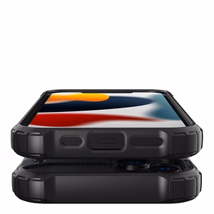 Hybrid Armor Case прочный защищённый чехол для iPhone 13 mini золотой