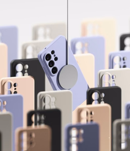 Ringke Silicone MagSafe чехол для Samsung Galaxy S26 Ultra розовый