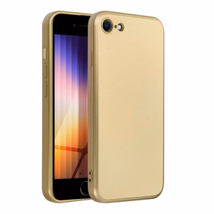 Чехол Metallic для iPhone 14 золотой