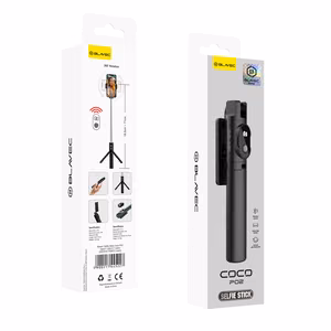 Blavec Selfie lazda Coco P-02 trikojis stovas + nuotolinio valdymo 0,7 metres (SSCP02-TRB07) juoda