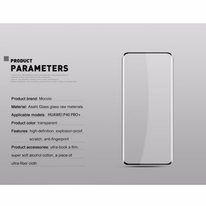 Mocolo 3D Glass Full Glue tempered-glass screen protector for Huawei P40 Pro