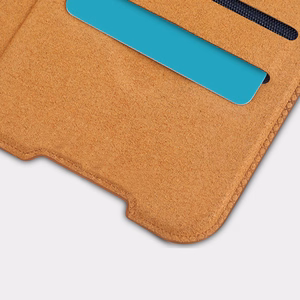 Nillkin Qin dėklas atverčiamas dėklas Xiaomi Redmi Note 11T 5G / 11S 5G / 11 5G (Kinija) / Poco M4 Pro 5G - juodas