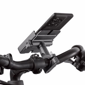 Wozinsky metal bicycle phone laikiklis, scooters juodas (WBHBK3)