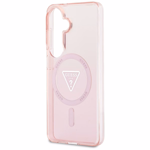 Guess IML Gradient Triangle MagSafe Case for Samsung Galaxy S26 - Pink