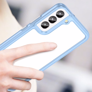 Outer Space Case для Samsung Galaxy S23 чехол с гибкой рамкой синий