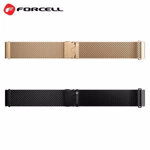 FORCELL F-DESIGN FS10 nerūdijančio plieno dirželis SAMSUNG laikrodžiui 20 mm auksinis