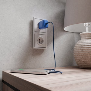 Кабель Puro ICON USB-C — USB-C 1.5м синий