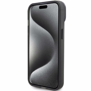 Ferrari žiedo stovo 2023 kolekcijos magnetinis dėklas telefonui iPhone 15 Plus / 14 Plus - juodas