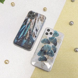 Auksinis Glam dėklas Samsung Galaxy A15 4G / A15 5G plunksnos