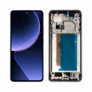 LCD ekranas, suderinamas su Xiaomi 13T (13T Pro) su rėmeliu / juodas / HQ