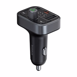 „Baseus S-09 Pro“ FM siųstuvas su „Bluetooth“ (juodas)