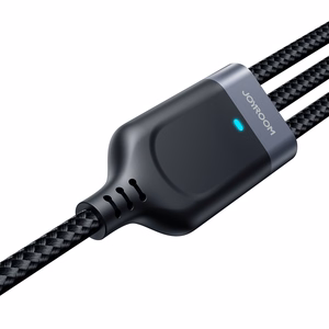 Joyroom Multi-Use Series S-A18 3in1 USB-A - Lightning / USB-C / micro USB kabelis 0.3m - juodas