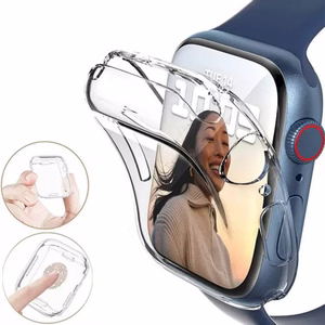 Itin skaidrus dėklas laikrodžiui Apple Watch 41mm (Series 7/8/9) - Skaidrus