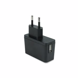 Huslog Lempa Adapteris with Belaidis Charging juodas