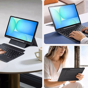 DUX DUCIS чехол DK складной с беспроводной клавиатурой для SAMSUNG Tab S10 FE Plus чёрный