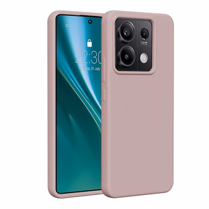 Etteri Silikoninis dėklas Xiaomi Redmi Note 13 Pro 5G šviesiai rožinės spalvos