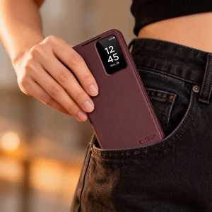 Tech-Protect Smart Wallet чехол для Samsung Galaxy S26 Ultra бордовый