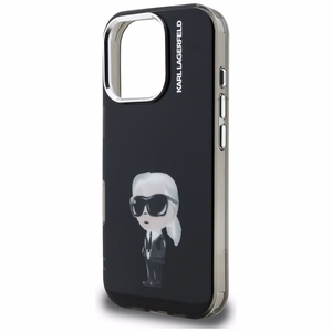 Karl Lagerfeld IML Aquarelle Karl & Logo MagSafe deklas iPhone 16 Pro Max - juodas