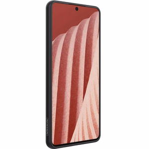 Nillkin Textured Case прочный усиленный чехол с гелевой рамкой и нейлоновой задней панелью для Samsung Galaxy A73 чёрный